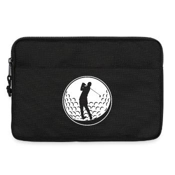 Golf ball - Laptop bag 13" - black - Front