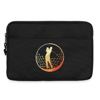 Golfspieler - Laptoptasche 13" - Schwarz - Vorne
