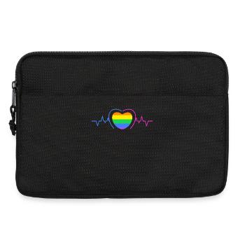 Gleichberechtigung Lgbt Liebe Herz Sexualität - Laptoptasche 13" - Schwarz - Vorne