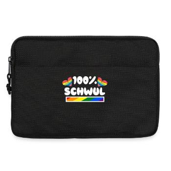 Schwul Sexualität Transgender Lgbt Statement Herz - Laptoptasche 13" - Schwarz - Vorne