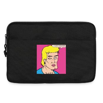 Pop Art self-praise in comic style - Laptop bag 13" - black - Front