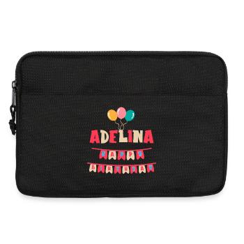 Adelina t-shirt joyeux anniversaire anniversaire - Sacoche pour ordinateur portable 13 pouces - noir - Devant