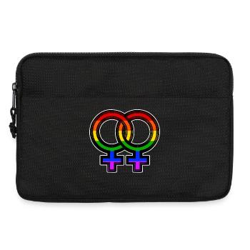 Gleichgeschlechtliche Ehe Lgbt Regenbogen Stolz - Laptoptasche 13" - Schwarz - Vorne