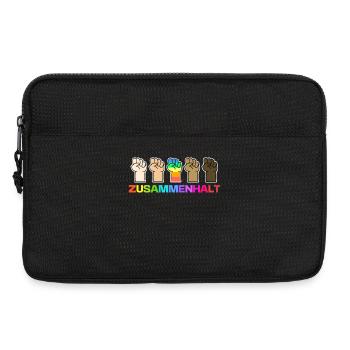 Lgbt Menschenrechte Transgender Regenbogen Spruch - Laptoptasche 13" - Schwarz - Vorne