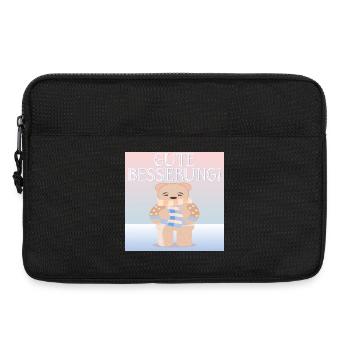 Gute Besserung - KINDER FIEBER - Laptoptasche 13" - Schwarz - Vorne