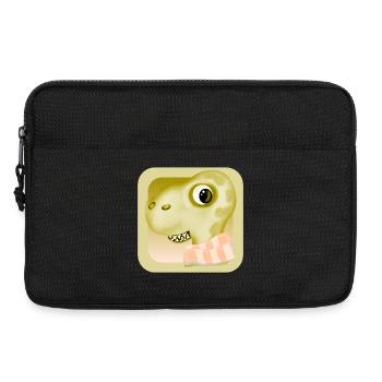 Dinosaurier Fieber Halsschmerzen WINTER ERKÄLTUNG - Laptoptasche 13" - Schwarz - Vorne
