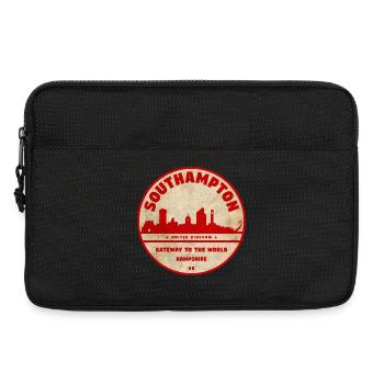 Insigne de la Skyline de Southampton - Sacoche pour ordinateur portable 13 pouces - noir - Devant