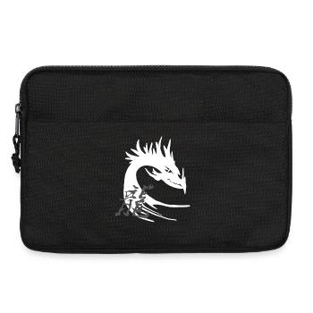 chinesische zeichen, Drachenkopf asiatisch - Laptoptasche 13" - Schwarz - Vorne