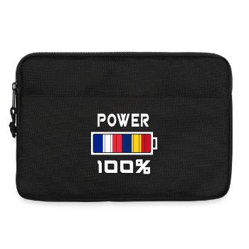 La Roumanie et la France Power 100 % - Sacoche pour ordinateur portable 13 pouces - noir - Devant