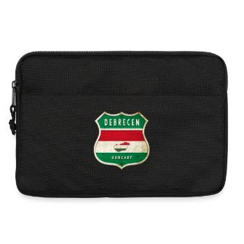 Debrecen Ungarn Wappen Flaggen Design - Laptoptasche 13" - Schwarz - Vorne