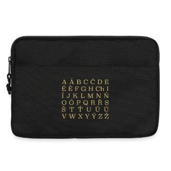 CZECH Alphabet Czech Republic - Laptop bag 13" - black - Front