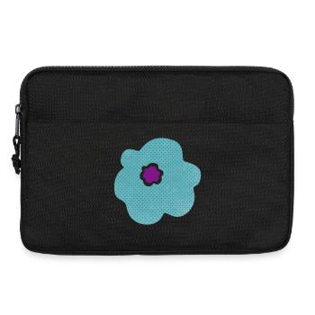 Blume skandinavisch Dekoration Punkte Blüte Flower - Laptoptasche 13" - Schwarz - Vorne