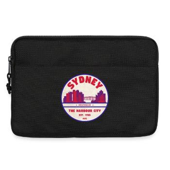 Sydney Skyline Badge - Sacoche pour ordinateur portable 13 pouces - noir - Devant