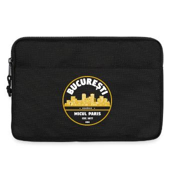 Micul Paris Bucharest Badge - Laptop bag 13" - black - Front