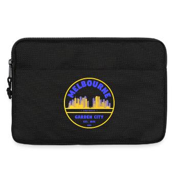 Melbourne Garden City Skyline - Sacoche pour ordinateur portable 13 pouces - noir - Devant