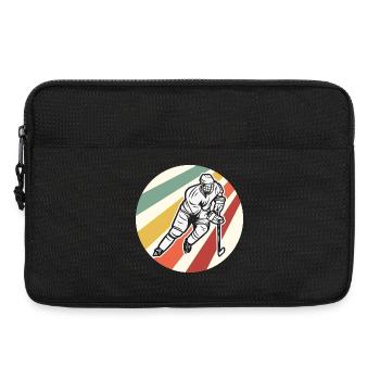 Hockey sur glace - Sacoche pour ordinateur portable 13 pouces - noir - Devant