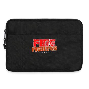 Slogan des pompiers professionnels Protection incendie - Sacoche pour ordinateur portable 13 pouces - noir - Devant