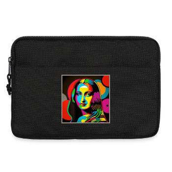 Portait Pop-Art - Laptoptasche 13" - Schwarz - Vorne