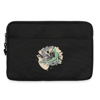 Yoga Sports on Valentine's Day - Laptop bag 13" - black - Front
