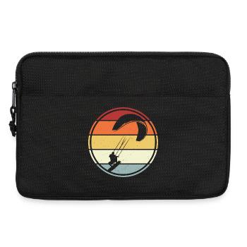 Kitesurfer Kiteboard Kitesurfing - Laptop bag 13" - black - Front