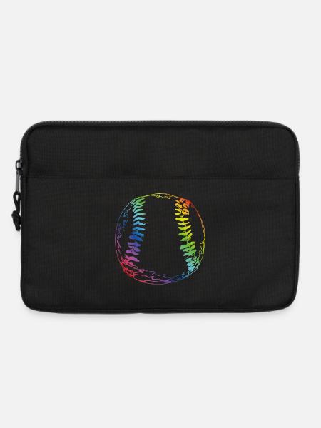 Baseball Skizze - Laptoptasche 13" - Schwarz