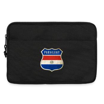 Design du drapeau du Paraguay - Sacoche pour ordinateur portable 13 pouces - noir - Devant