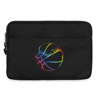Croquis de basket-ball - Sacoche pour ordinateur portable 13 pouces - noir - Devant