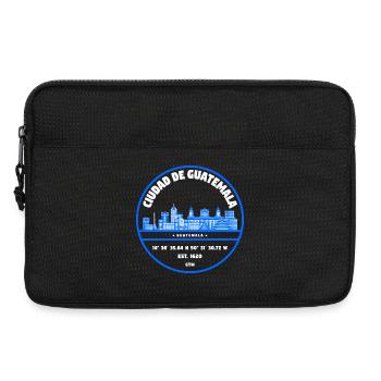 Guatemala City Skyline Blue - Laptop bag 13" - black - Front