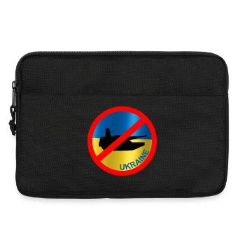 Ukraine Flag Paix - Sacoche pour ordinateur portable 13 pouces - noir - Devant