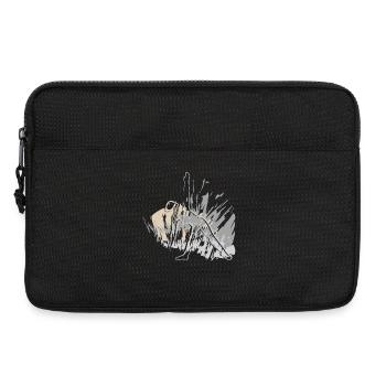 Triangle Yoga motif for yoga friends - Laptop bag 13" - black - Front