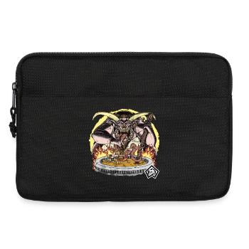 Koch, Köchin,Chefkoch, Suppentopf, Hölle - Laptoptasche 13" - Schwarz - Vorne