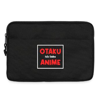 Manga Anime Statement Otaku Popkultur Japanisch - Laptoptasche 13" - Schwarz - Vorne