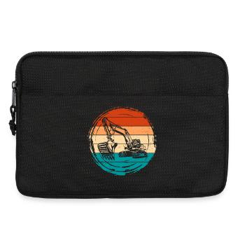 Excavatrice - Sacoche pour ordinateur portable 13 pouces - noir - Devant
