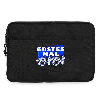 Schwanger Familienglück Statement Baby Papa - Laptoptasche 13" - Schwarz - Vorne