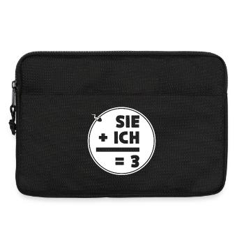 Papa Familie Cooler Spruch Elternteil Schwanger - Laptoptasche 13" - Schwarz - Vorne