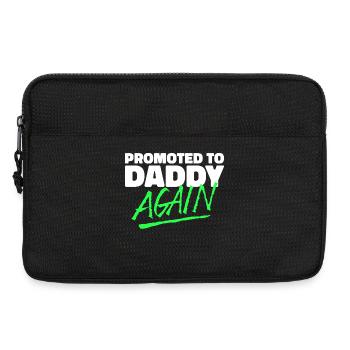 Parents Pregnant Dad Cool Saying Family Happiness - Laptop bag 13" - black - Front