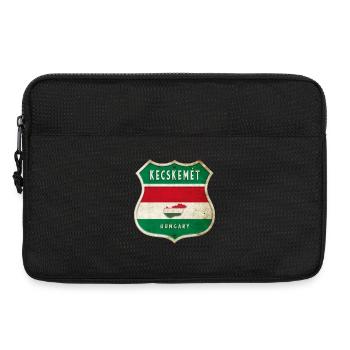 Kecskemét Ungarn Wappen Flaggen Design - Laptoptasche 13" - Schwarz - Vorne