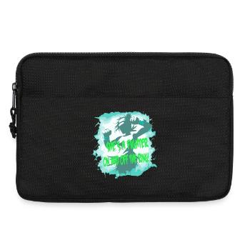 Combattante C’est une combattante - Sacoche pour ordinateur portable 13 pouces - noir - Devant