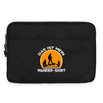 Klettern Wandern Wanderer Bergwandern Statement - Laptoptasche 13" - Schwarz - Vorne