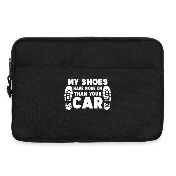 Nature Experience Hiking Hikers Cool Saying - Laptop bag 13" - black - Front