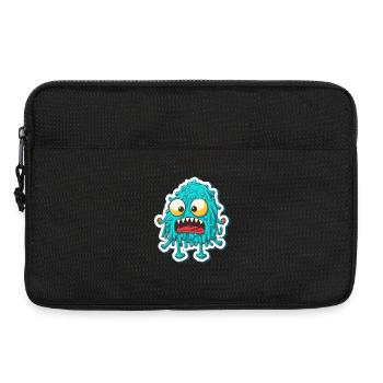 Monstre spaghetti - Sacoche pour ordinateur portable 13 pouces - noir - Devant