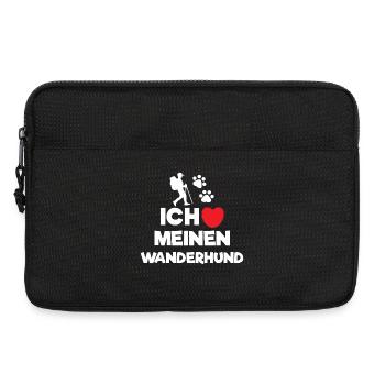 Ich Liebe Wandern Wanderer Herz Statement Natur - Laptoptasche 13" - Schwarz - Vorne