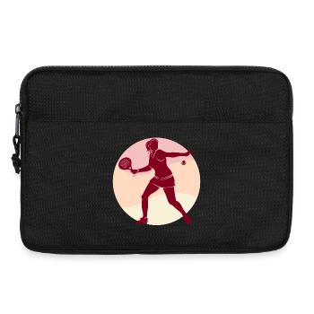 Padel Player Racket Coach Ball Sport - Laptop bag 13" - black - Front