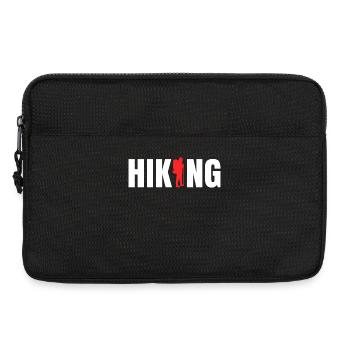 Wanderer Quote Nature Experience Hike Hiking - Laptop bag 13" - black - Front