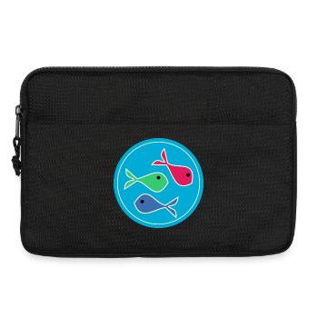 SARDINE. FISH. APRIL FOOL. EASTER. SEA - Laptop bag 13" - black - Front