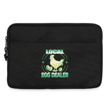 Marchand d’œufs local - Sacoche pour ordinateur portable 13 pouces - noir - Devant
