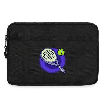 Sport Player Ball Racket Serve Fans - Laptop bag 13" - black - Front