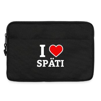 I Love Späti - <3 Heart - Berlin Culture Humour - w - Sacoche pour ordinateur portable 13 pouces - noir - Devant