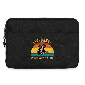 Linedance is my way of life: Perfect gift idea - Laptop bag 13" - black - Front