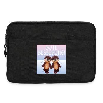 Gute Besserung - SEEOTTER - PAARE - Laptoptasche 13" - Schwarz - Vorne